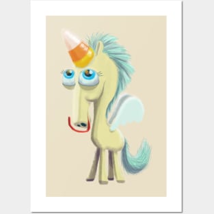 Studio Smush - The Candy Corn Unicorn Posters and Art